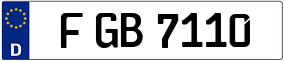 Truck License Plate